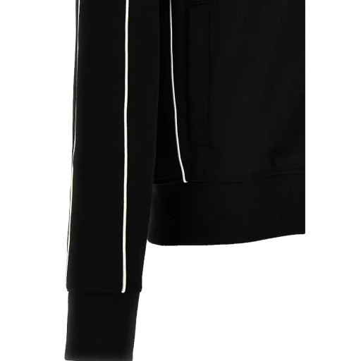 Zipper Sweater With Vertical Collar