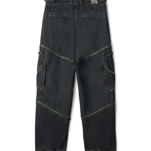 Off-White Zip Detailed Cargo Jeans