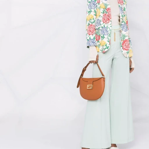 Floral-Print Single-Breasted Blazer