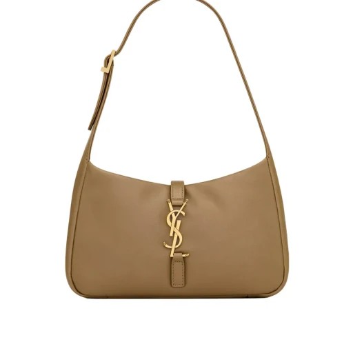 Saint Laurent Le 5 à 7 Logo Plaque Hobo Bag