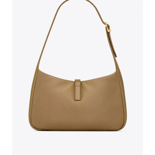 Saint Laurent Le 5 à 7 Logo Plaque Hobo Bag