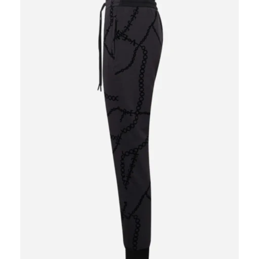 Versace Jeans Couture Chain-Printed Drawstring Track Pants