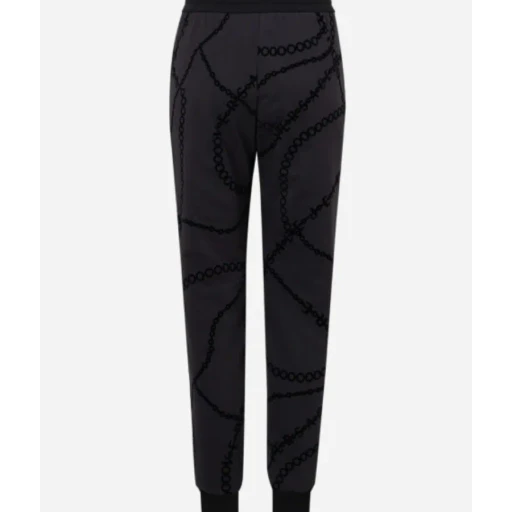 Versace Jeans Couture Chain-Printed Drawstring Track Pants
