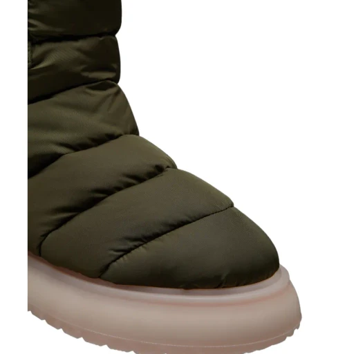 Moncler Logo Patch Puffer Boots