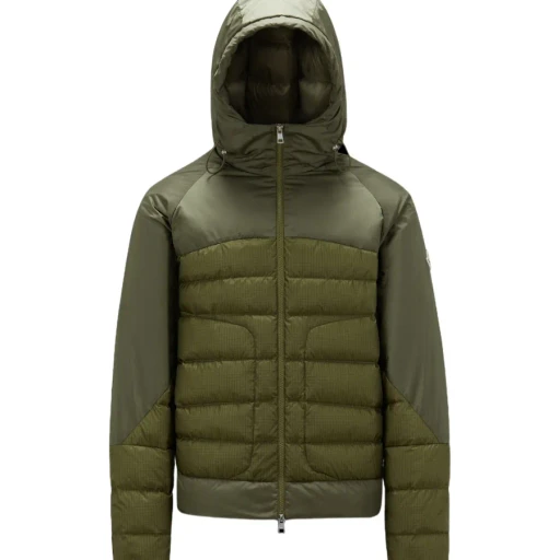 Moncler Panelled Zip-Up Puffer Jacket