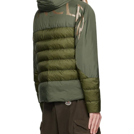 Moncler Panelled Zip-Up Puffer Jacket