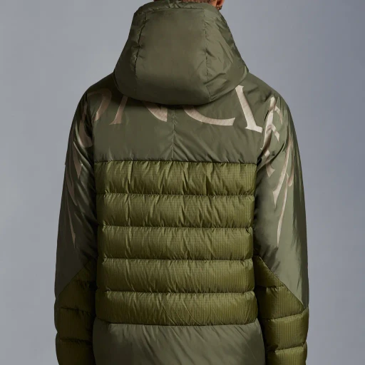 Moncler Panelled Zip-Up Puffer Jacket