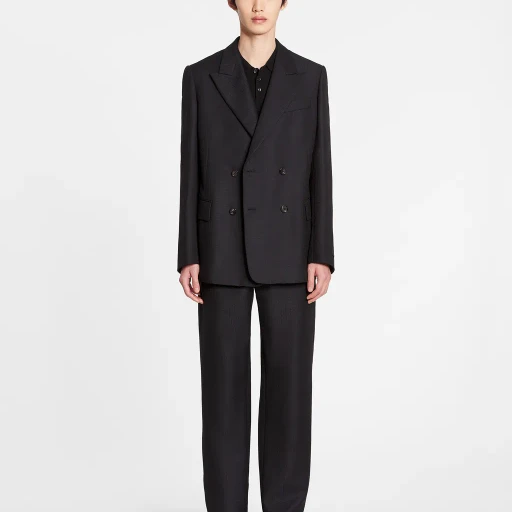 Lanvin Double-Breasted Long-Sleeved Jacket