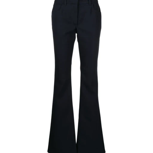 Off-White Low-Rise Flared Trousers