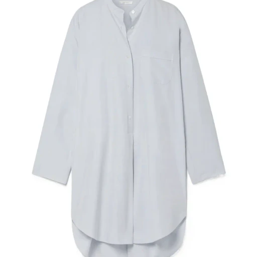Long-Sleeve Silk Shirt