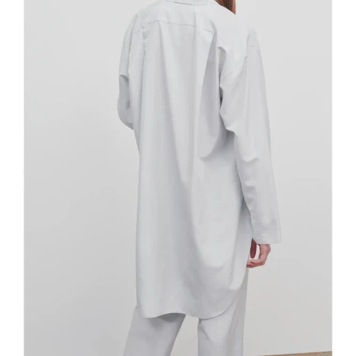 Long-Sleeve Silk Shirt