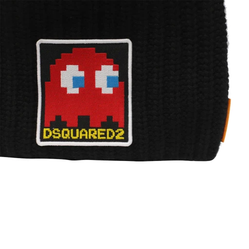 Logo-Patch Knit Beanie