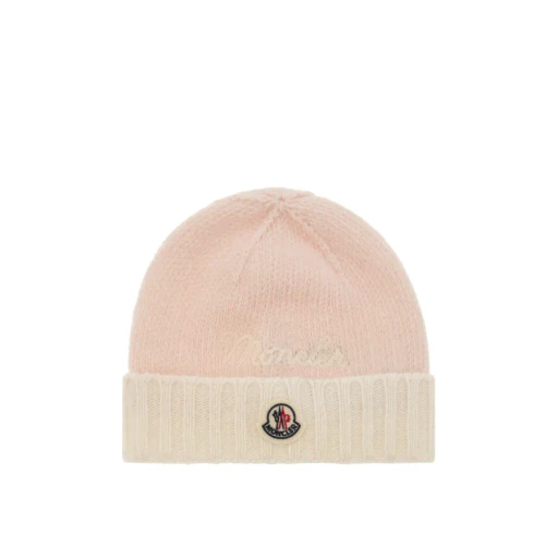 Moncler Enfant Logo Patch Beanie