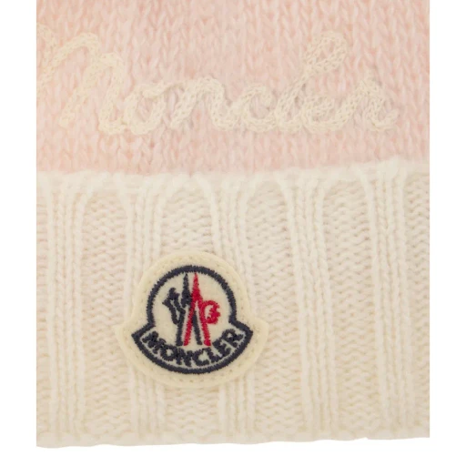 Moncler Enfant Logo Patch Beanie