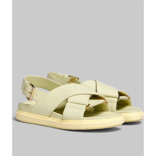 Light Yellow Leather Fussbett