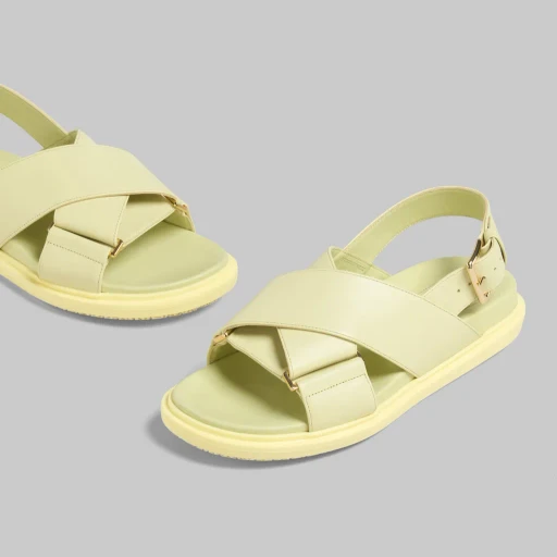 Light Yellow Leather Fussbett
