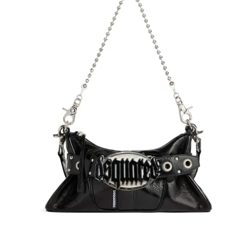 Dsquared2 Gothic Logo Plaque Shoulder Bag