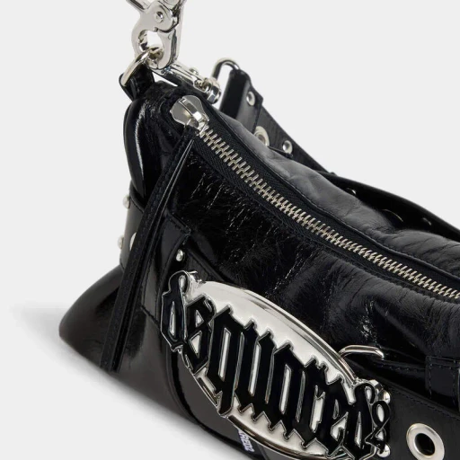 Dsquared2 Gothic Logo Plaque Shoulder Bag