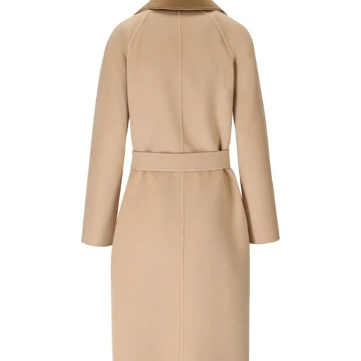 Waist Waist Long-Sleeved Double-Sided Coat