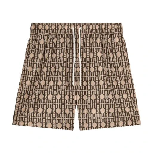 Monogram-Print Swim Shorts
