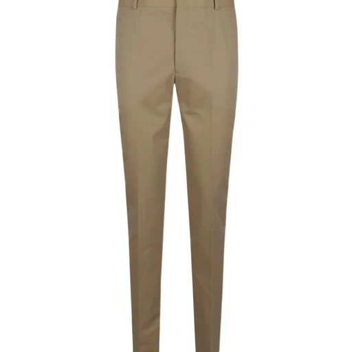 Cotton Cigarette Trousers