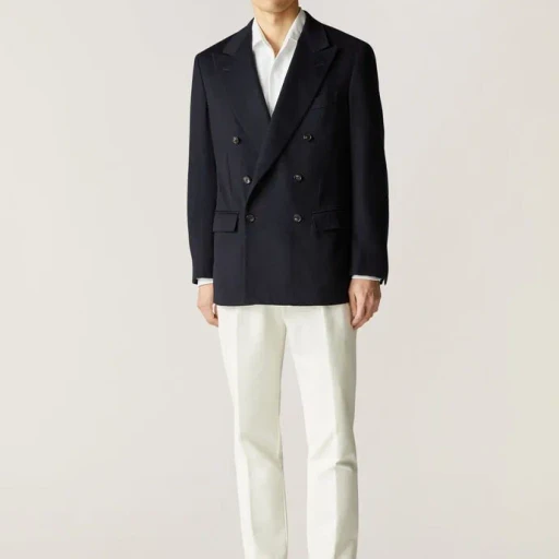 Lapel Long-Sleeved Suit Jacket