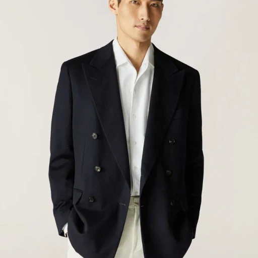 Lapel Long-Sleeved Suit Jacket