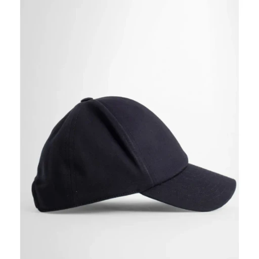 CourrÈGes Narrow Brim Logo Patch Baseball Cap
