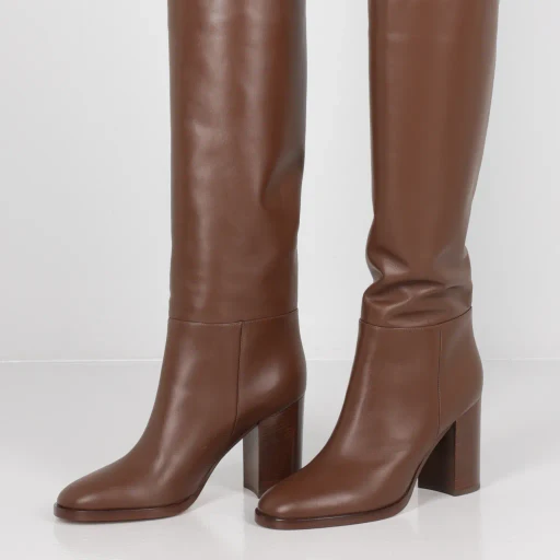 Thick-Heeled Boots