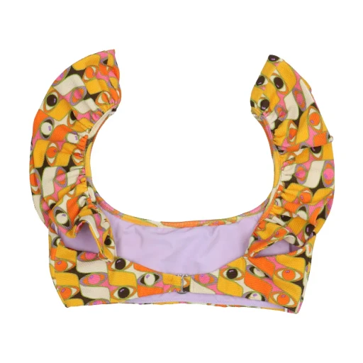 Ruffled Bikini Top
