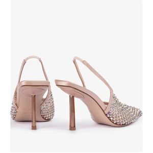 Le Silla Gilda Embellished Slingback Pumps