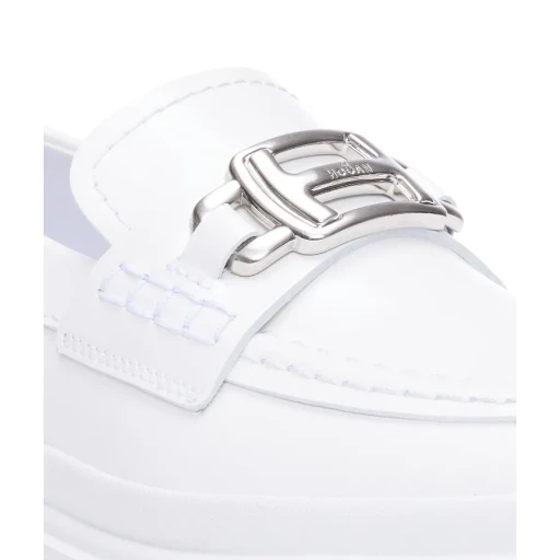 Logo-Buckle 55Mm Platform Loafers