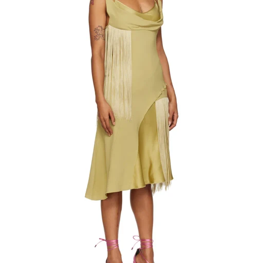 Medium Length Fringed Dress