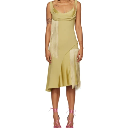 Medium Length Fringed Dress