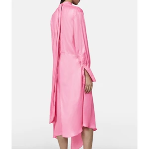 Stella Mccartney Tie-Detailed Asymmetric Long Dress