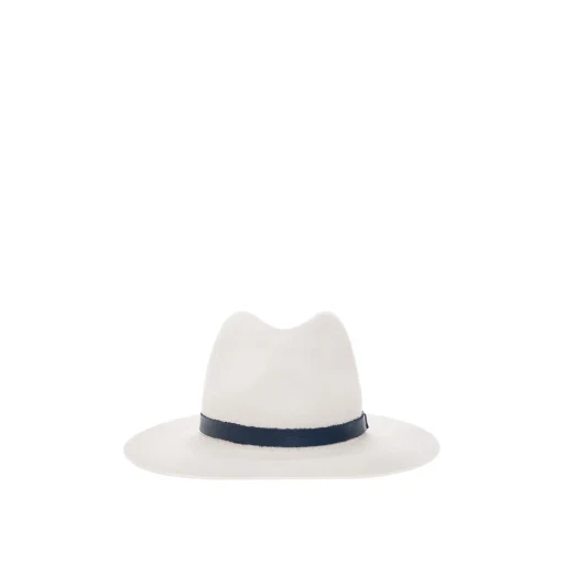 Wide-Brim Fedora Hat