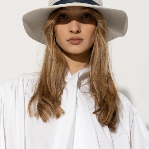 Wide-Brim Fedora Hat