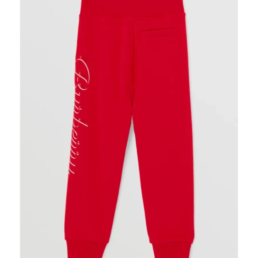 Script Logo-Print Cotton Track Trousers