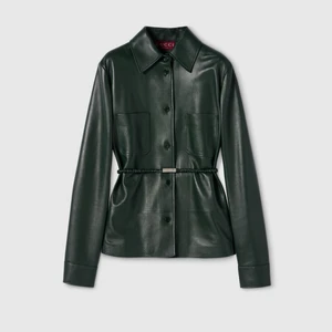 Shiny Leather Jacket