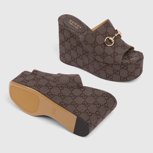 Wedge Sandal With Horsebit