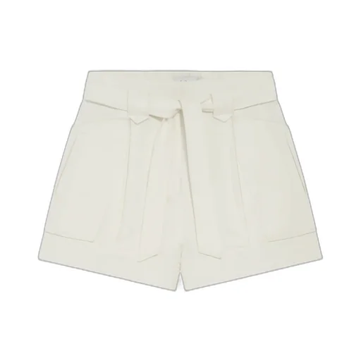 Iro Belted High-Waist Tailored Shorts