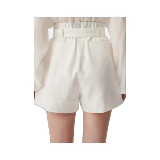 Iro Belted High-Waist Tailored Shorts