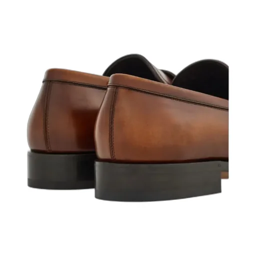 Gancini Button-Trimmed Penny Casual Shoes