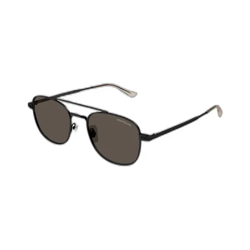 Montblanc Eyewear Double Bridge Pilot Frame Sunglasses