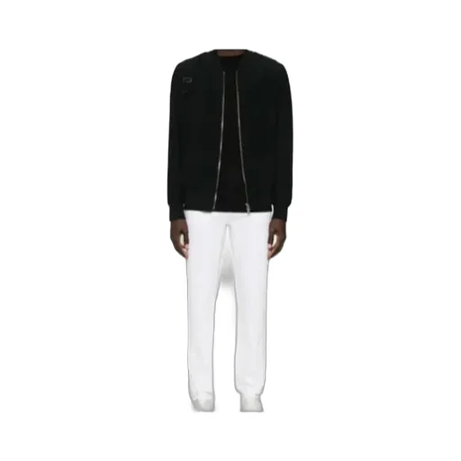Denim Trousers With Belt Loops