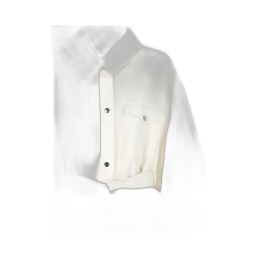 Yves Salomon Belted Shirt Dress