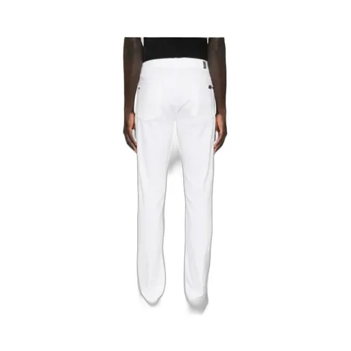 Denim Trousers With Belt Loops