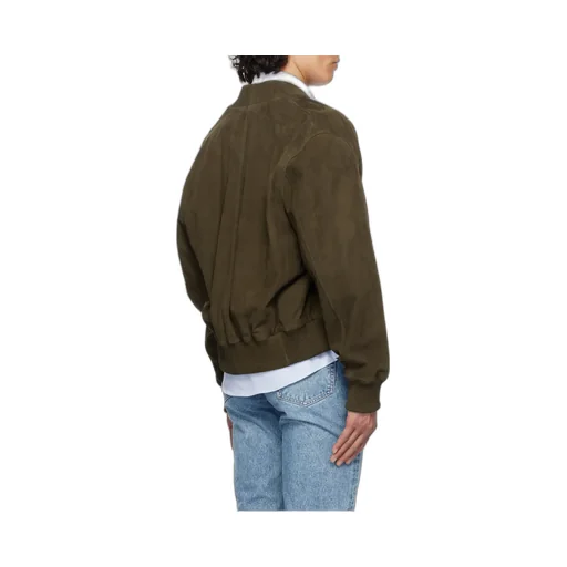 Ami Paris Logo Embroidered Zipped Jacket