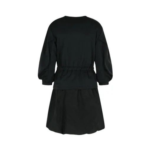 Moncler Layered Drawstring Waist Dress
