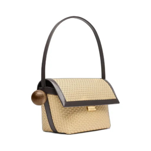 Jacquemus The Rond Carr Flap Shoulder Bag